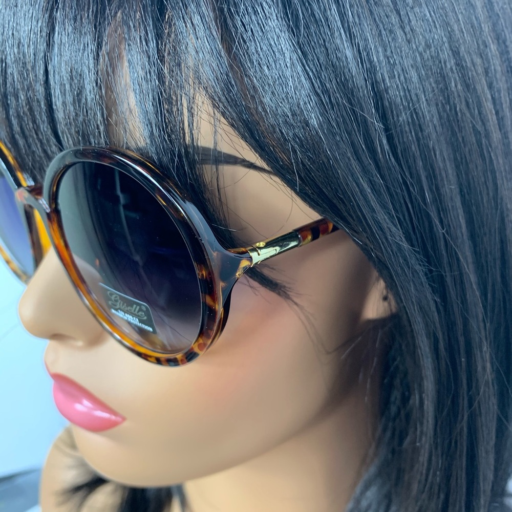 Tortoise Brown Round Retro Sunnies - Picture 2 of 3